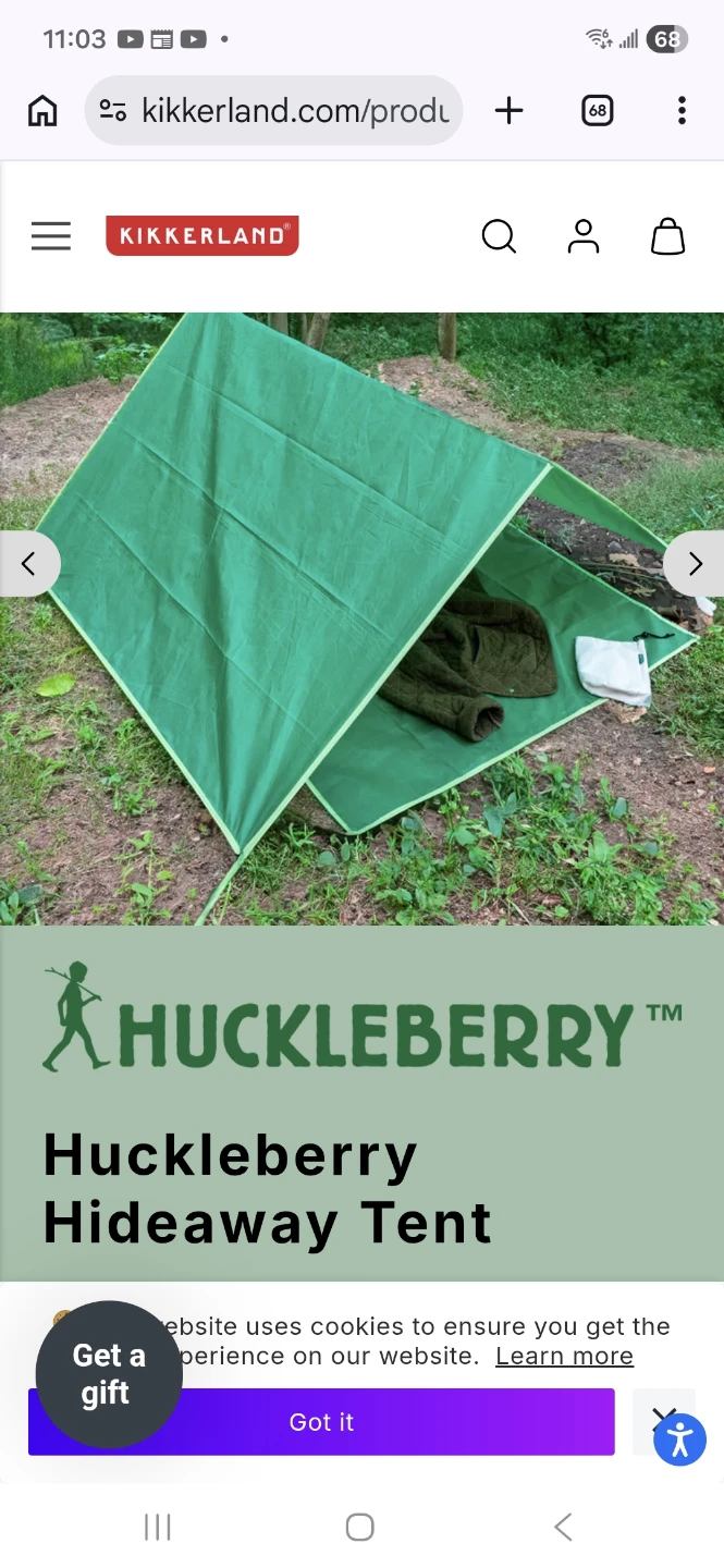 Kikkerland Huckleberry Hideaway Tent - photo 4