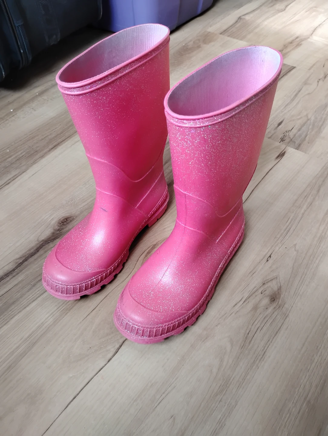 Pink Glitter Rain Boots - photo 2