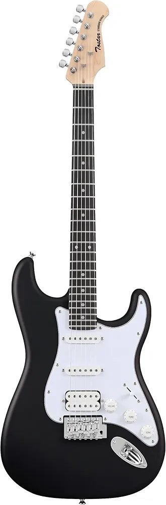 Electric guitar - black and white