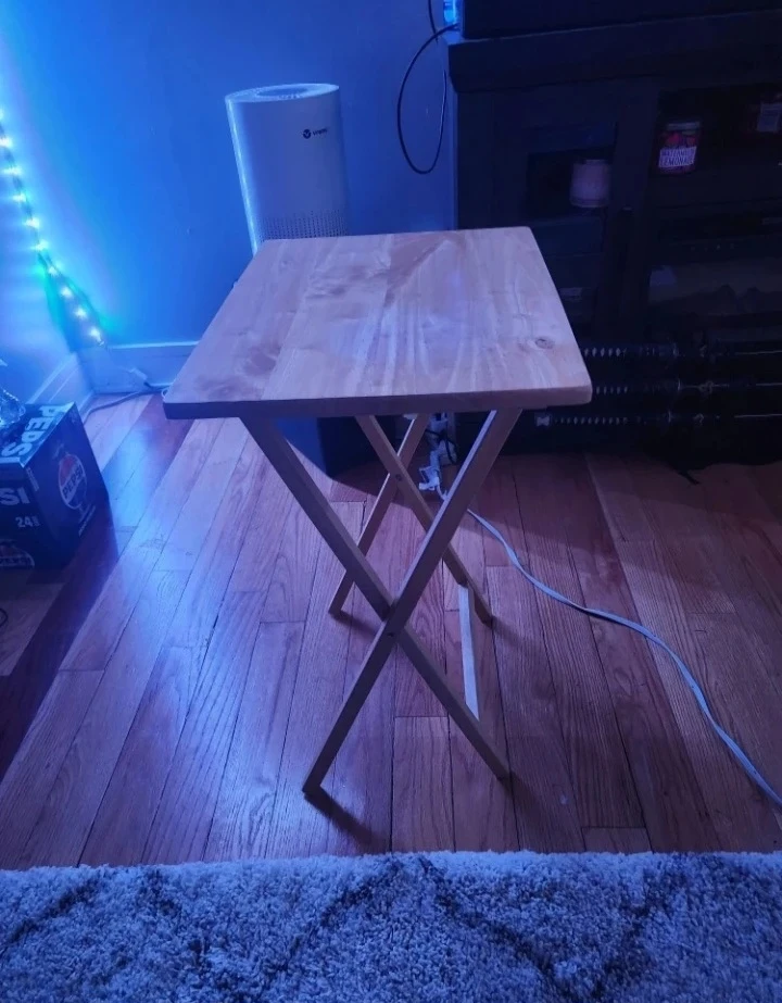 Wooden Folding Tv Tray Table - photo 4
