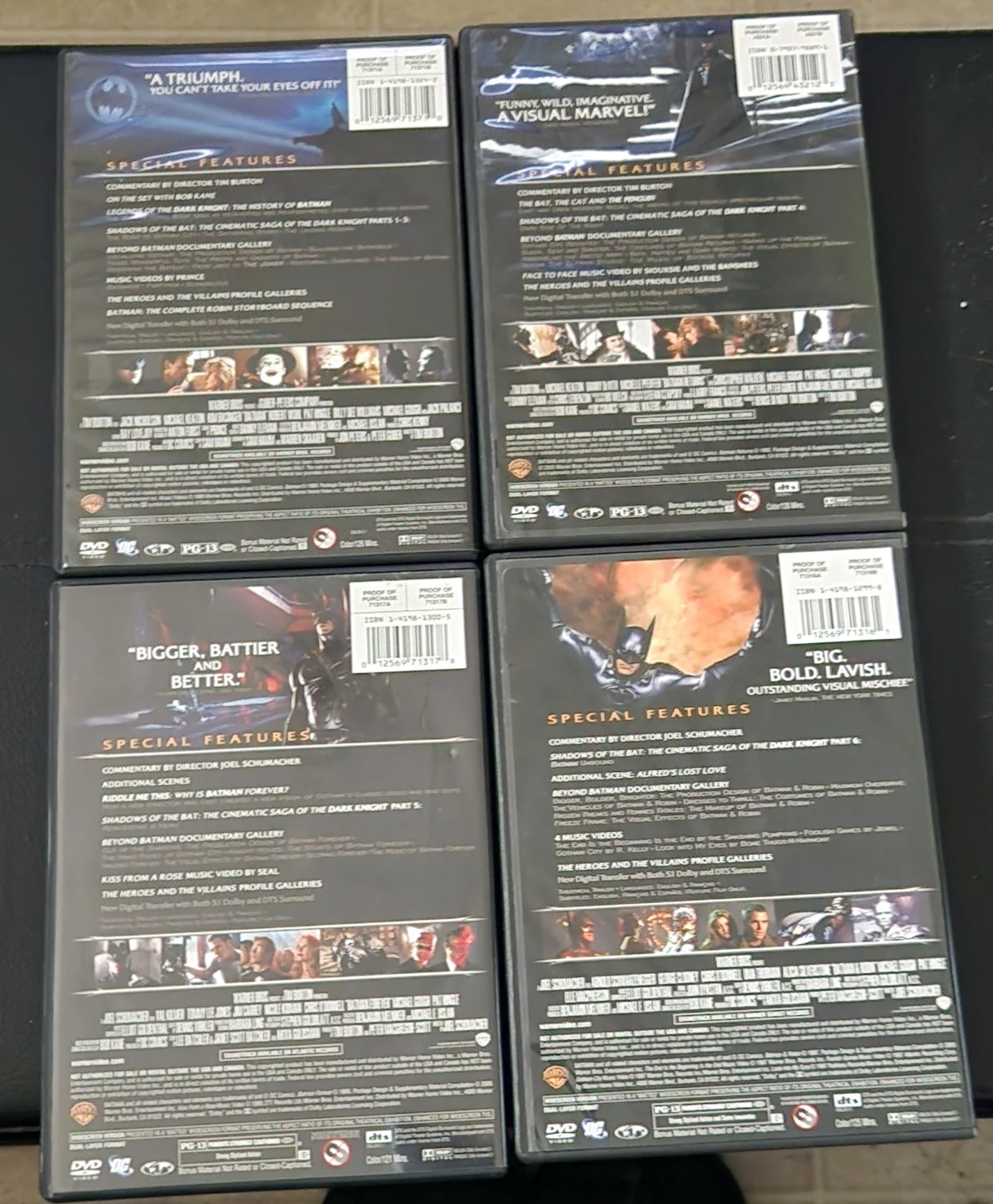 Batman 4-Film Collection DVD Bundle 2-Disc Special Editions - photo 4