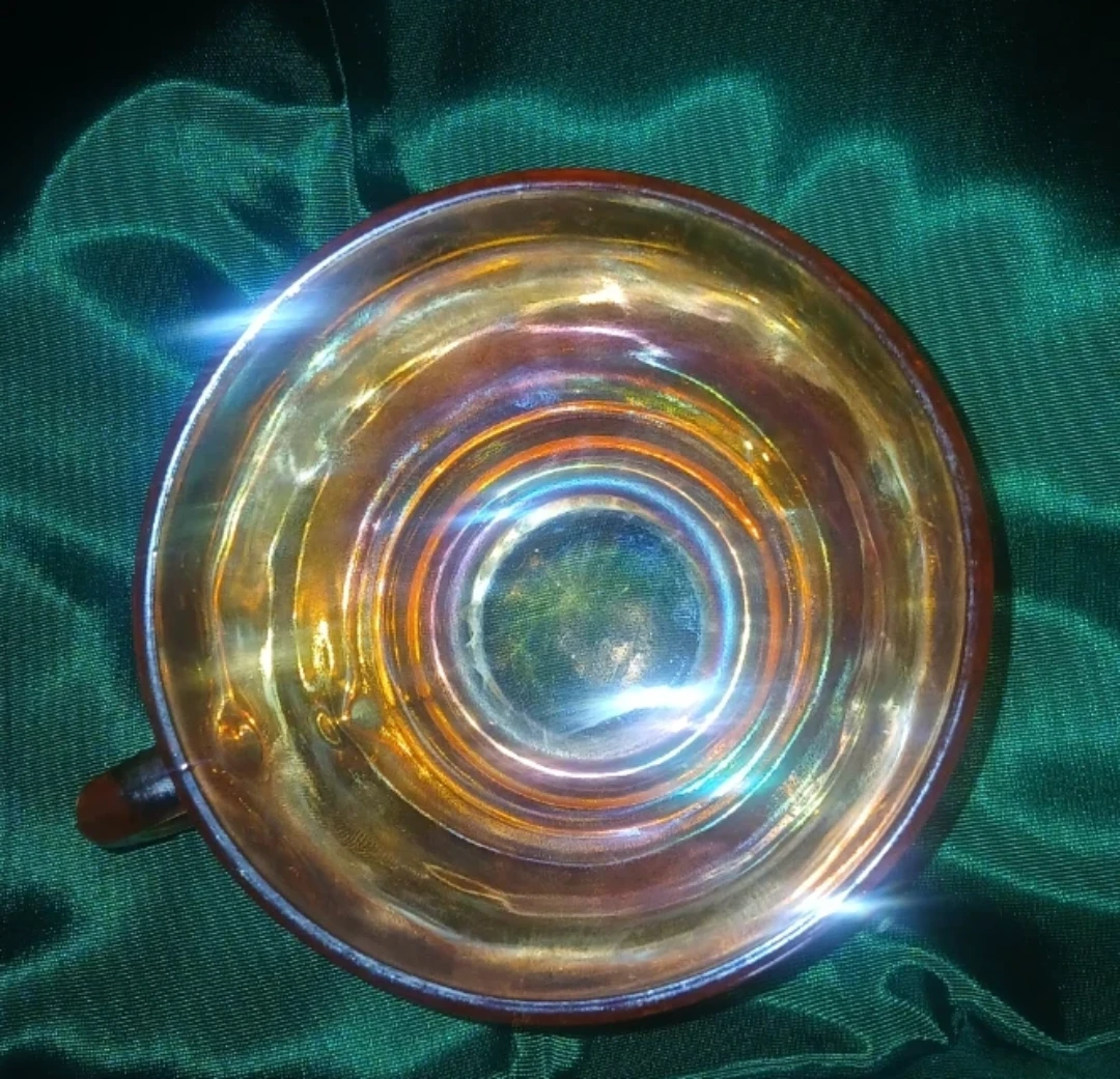 Vintage Federal depression (carnival) cup Normandie pattern - photo 2