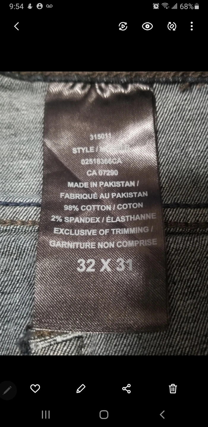 Brand new Silver Jeans Authentic Mens S 32x31 - photo 3