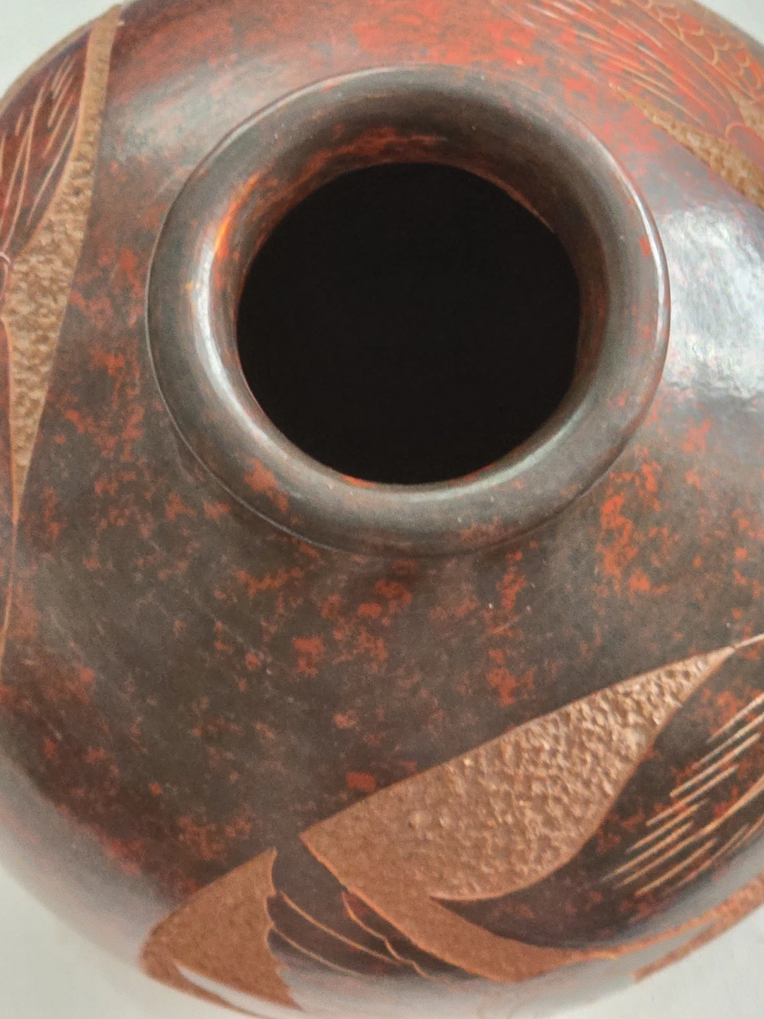 Intricate Decorative Carved Gourd Vase - photo 4