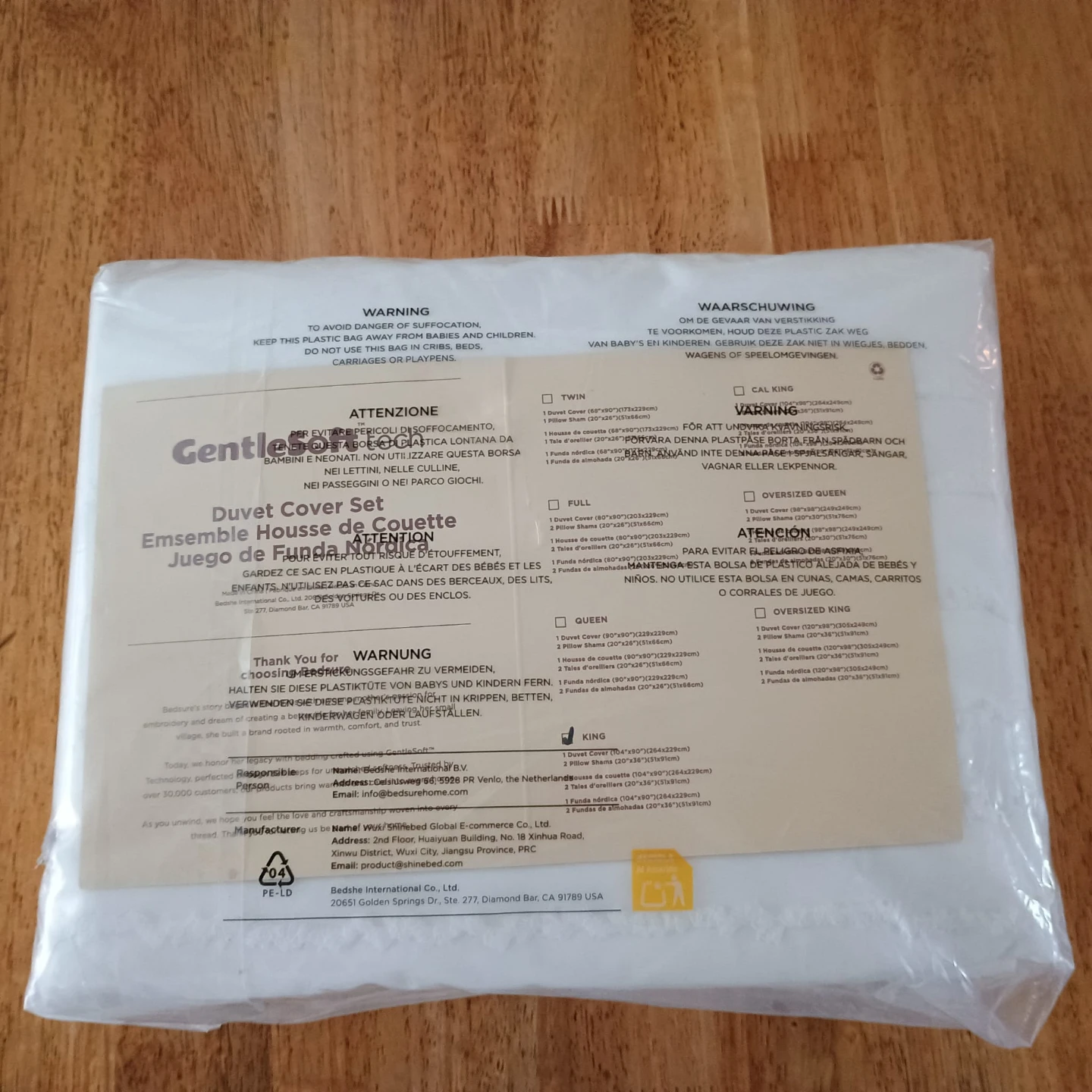 Bedsure Twin Duvet Cover Set- king size - photo 2