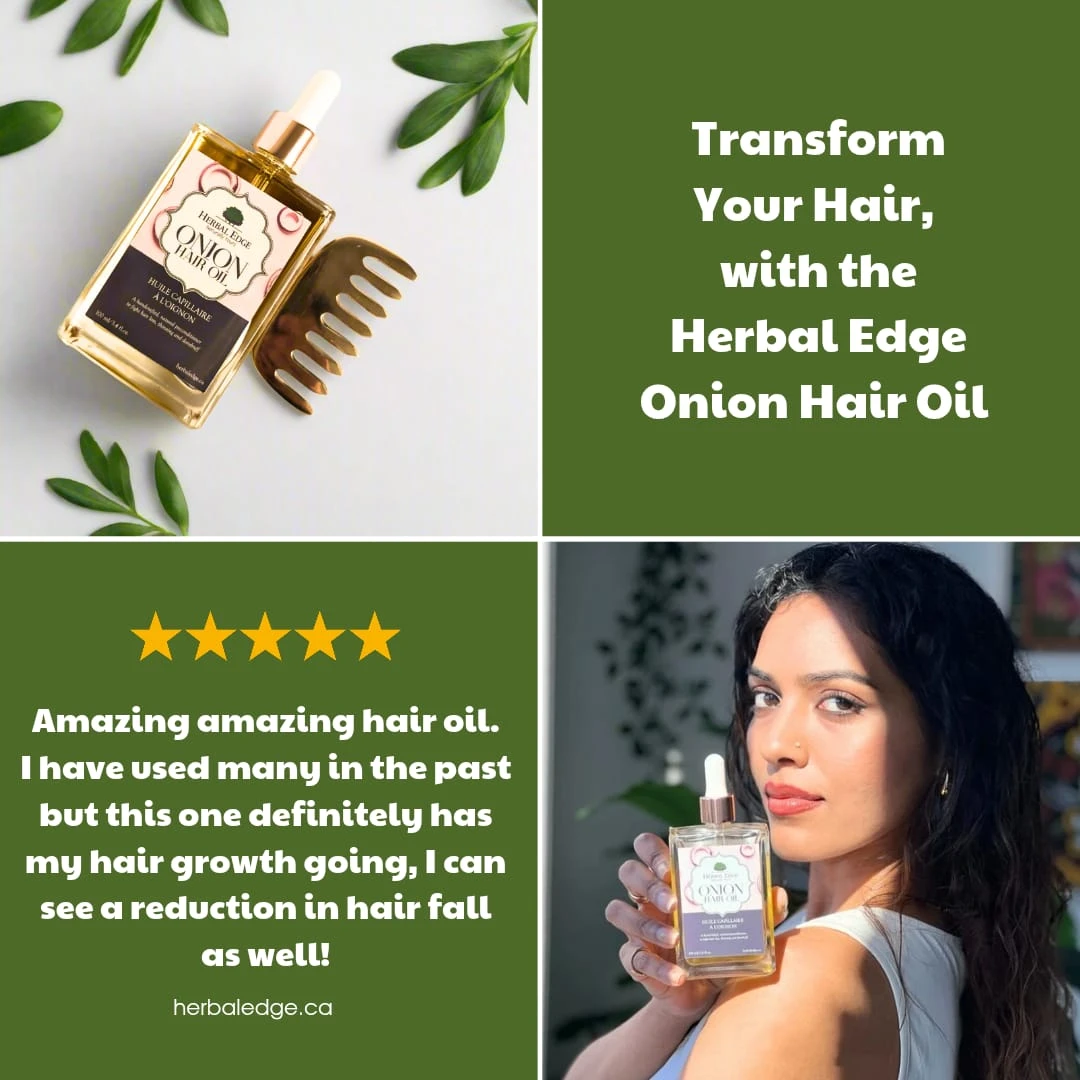 Herbal Edge Onion Hair Oil - 100ml