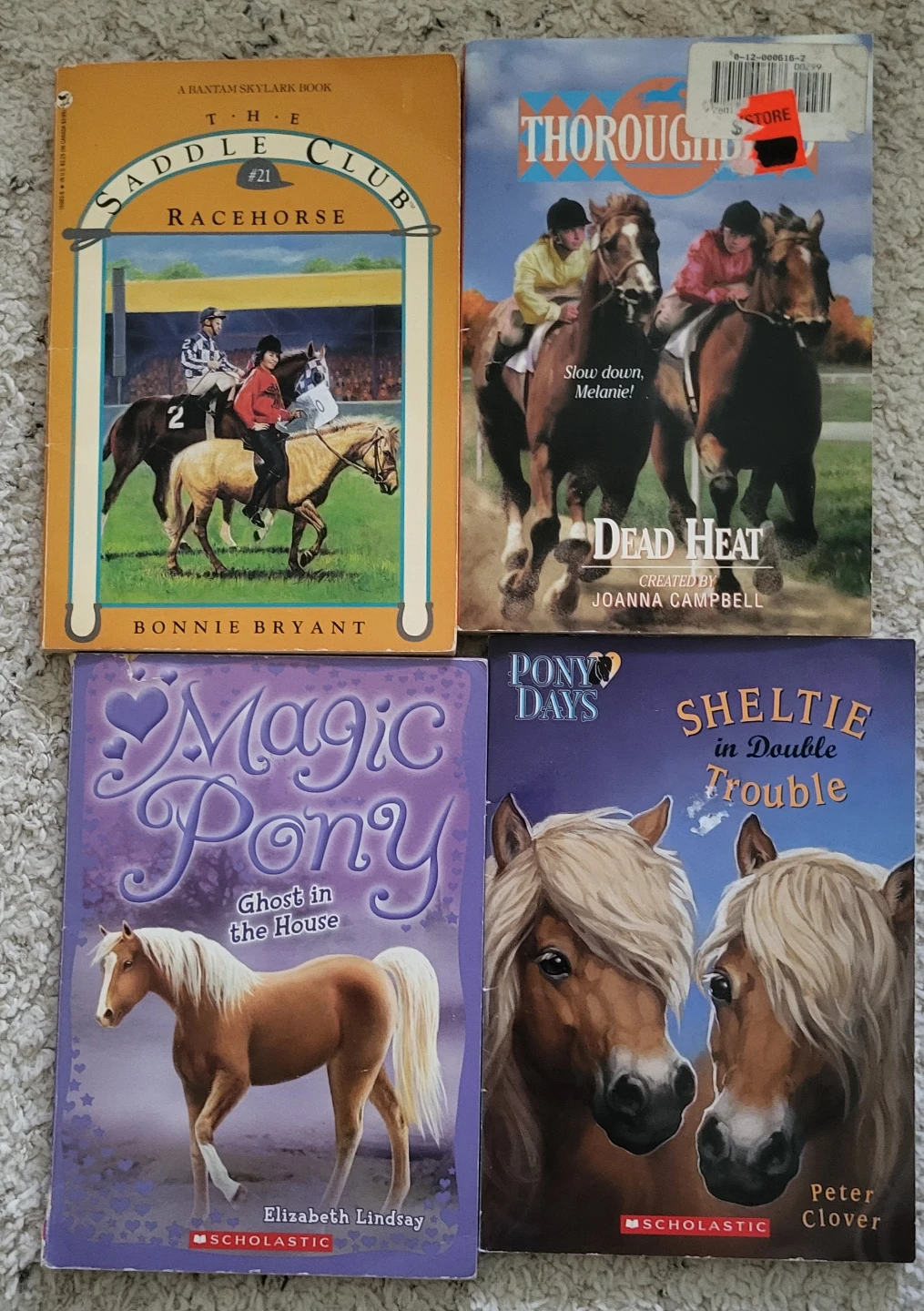 Collection of 4 Horse-Themed Books