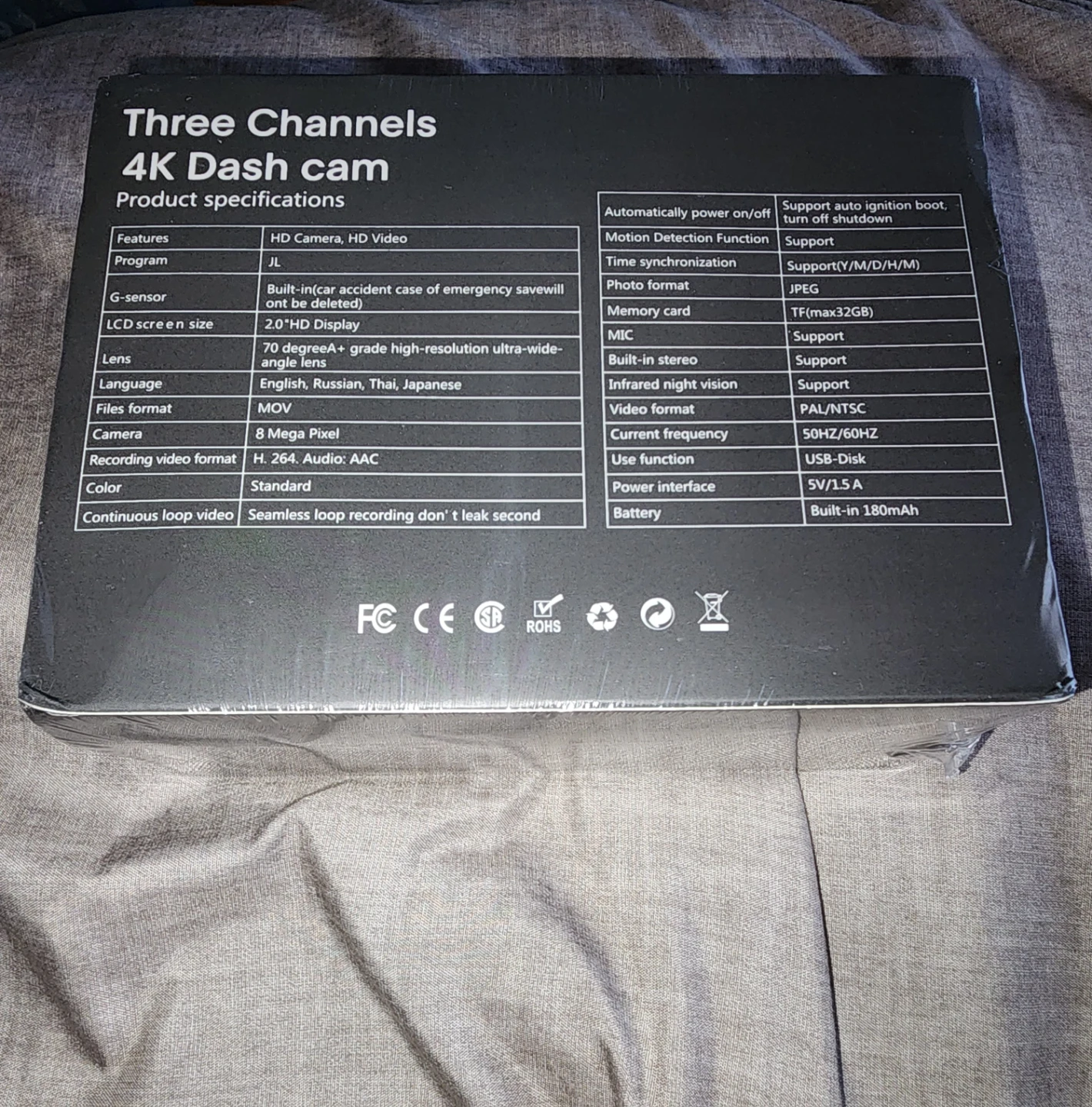 Three Channels 4K Dash Cam - photo 2