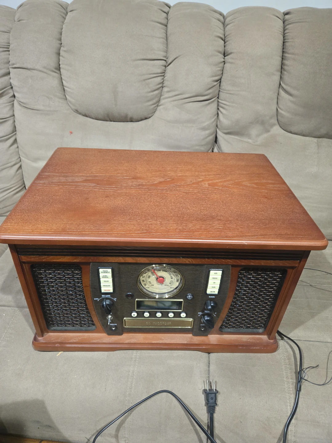 Innovative Technology Music Center with Turntable and CD Player - photo 2