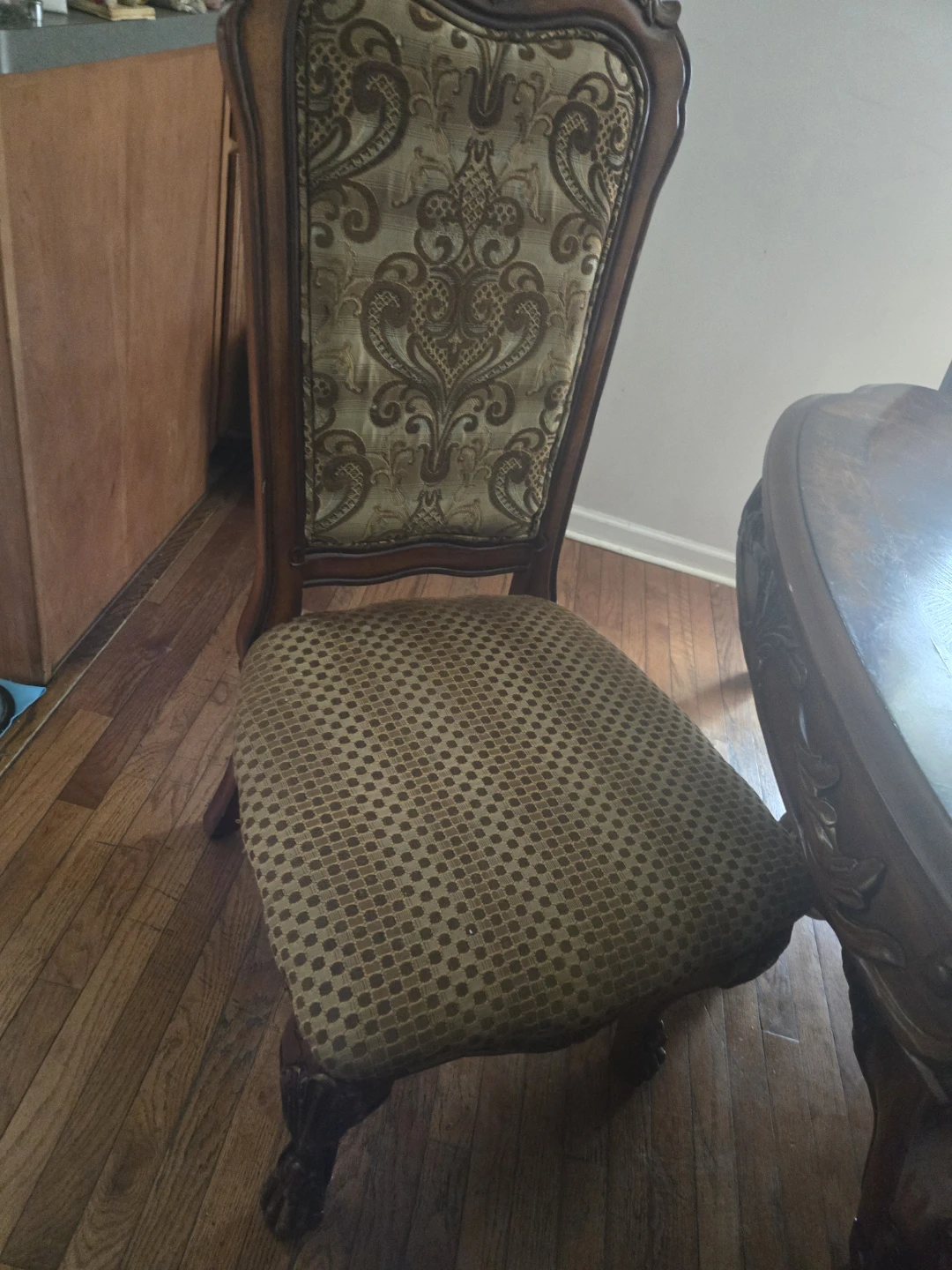 Wooden Dining Table with 8 Chairs