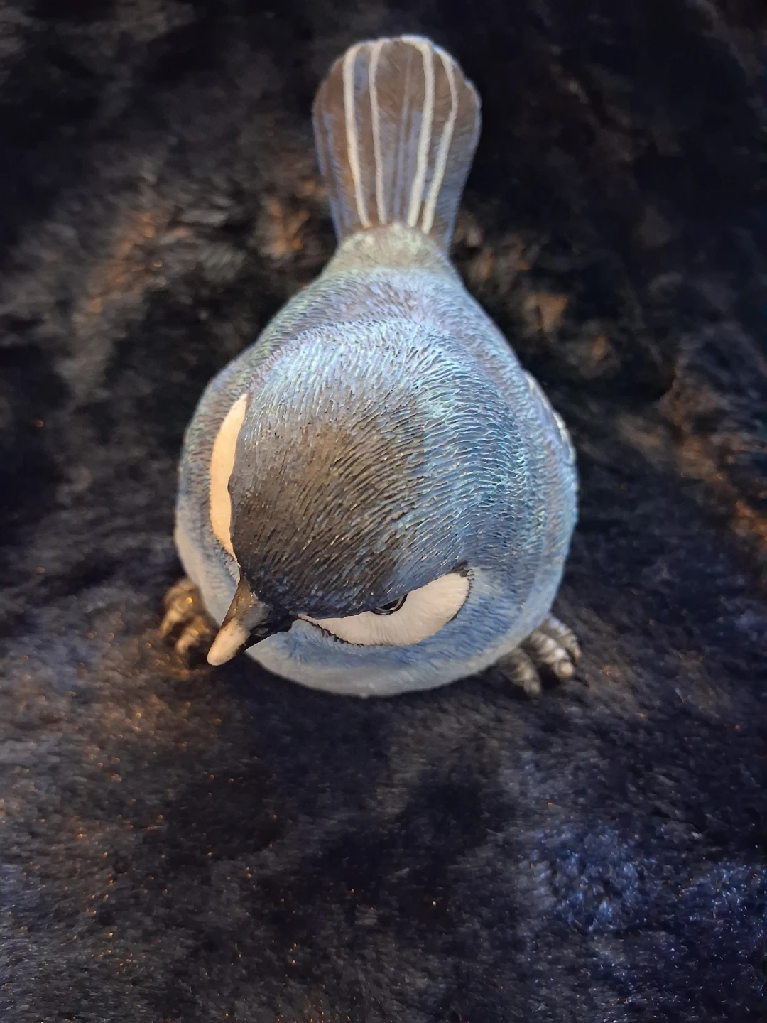 Blue bird figurine - photo 3