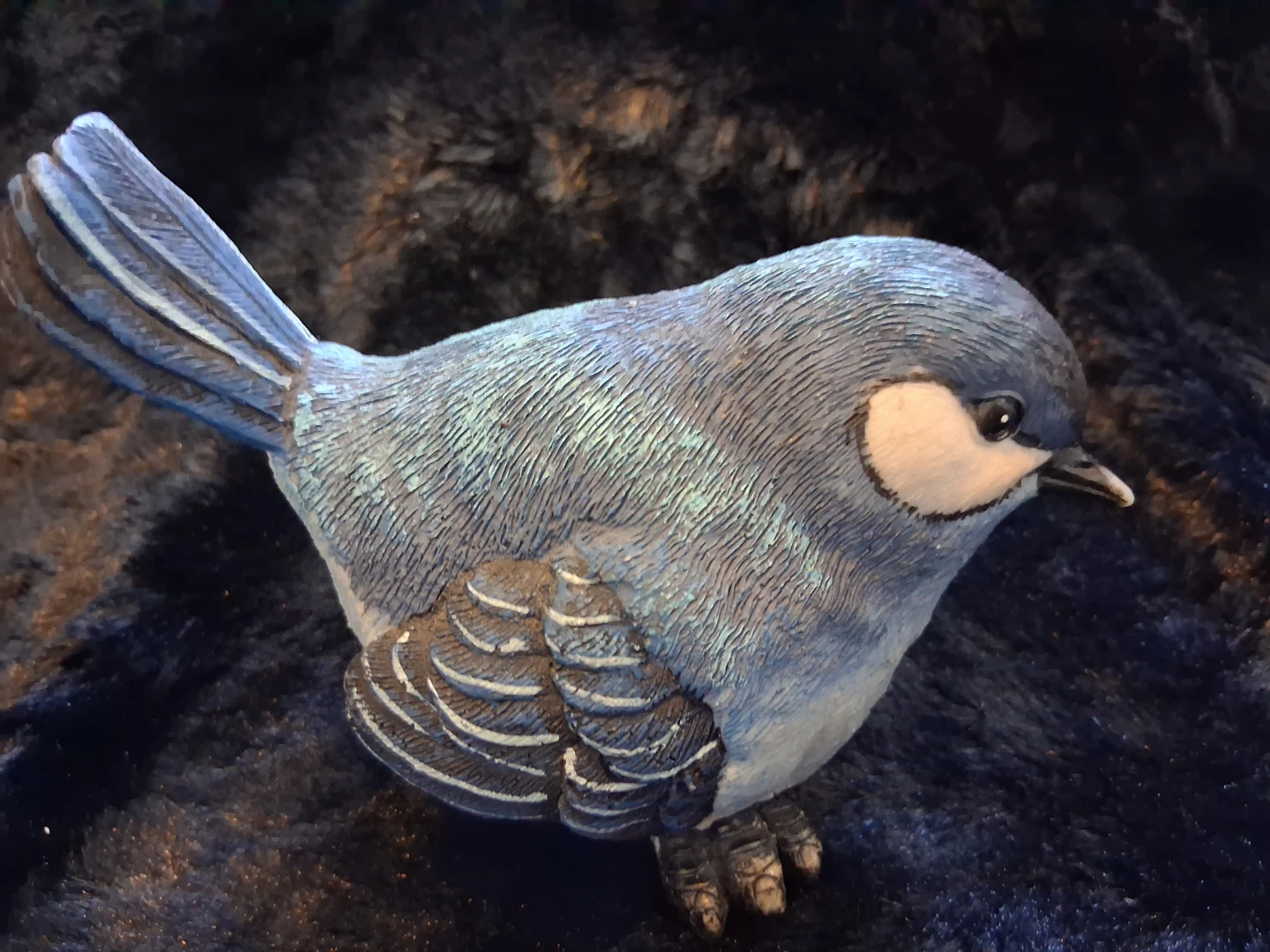 Blue bird figurine - photo 4