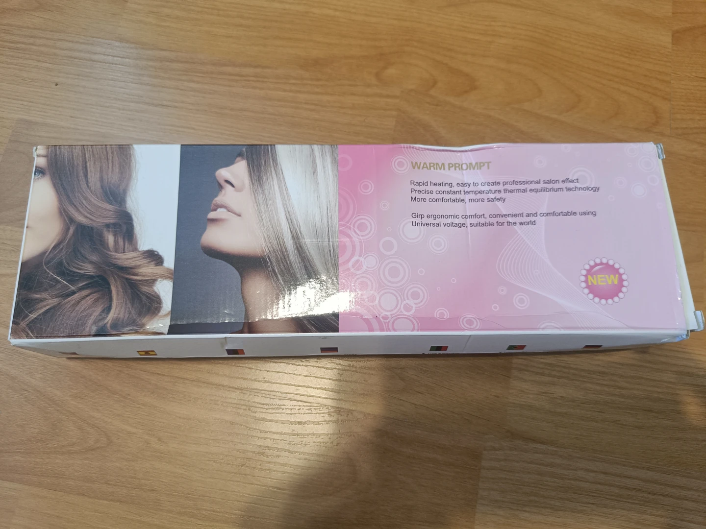 Pink Hair Curler with Travel Pouch