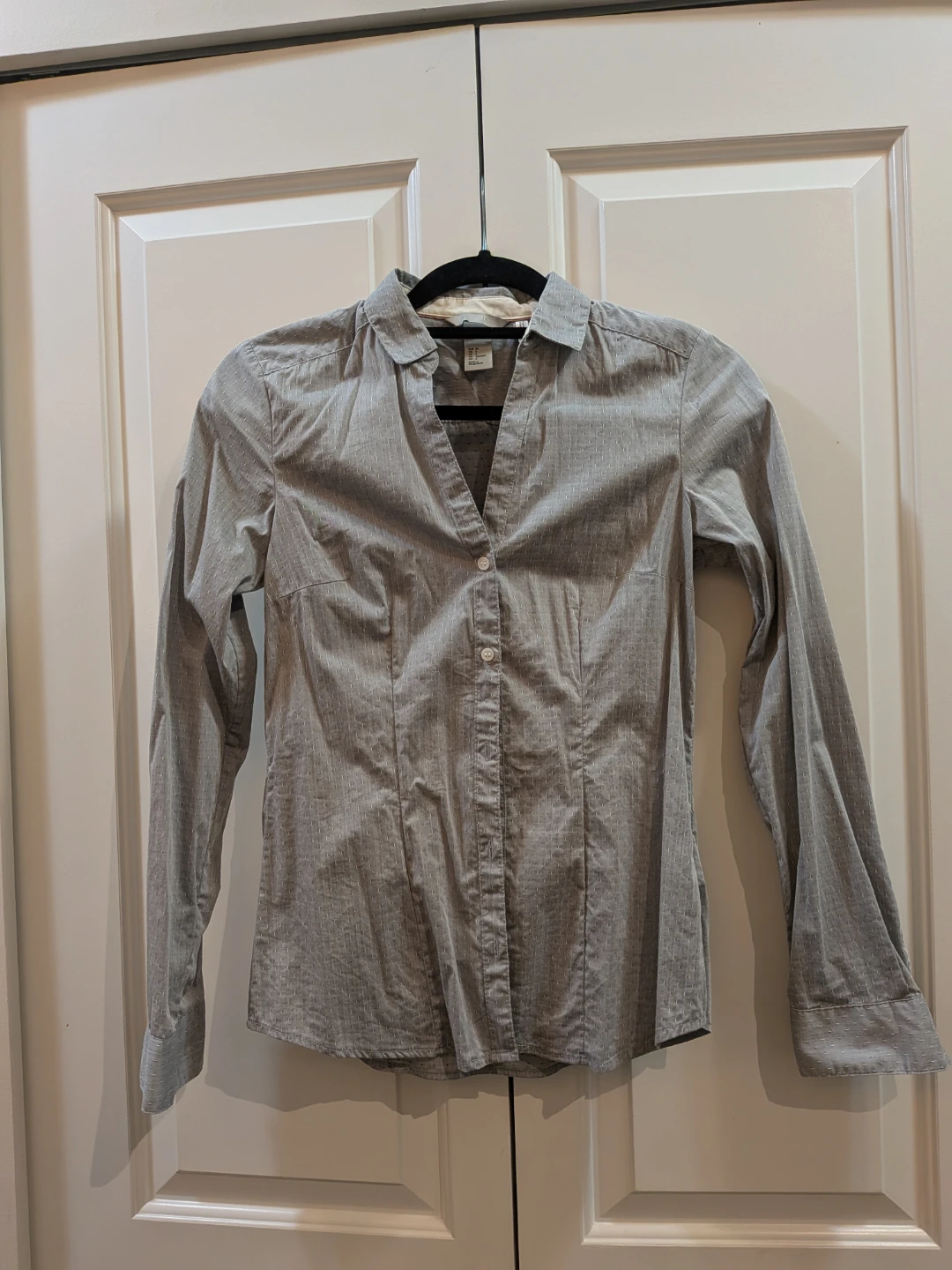 H&M Striped Button-Up Shirt