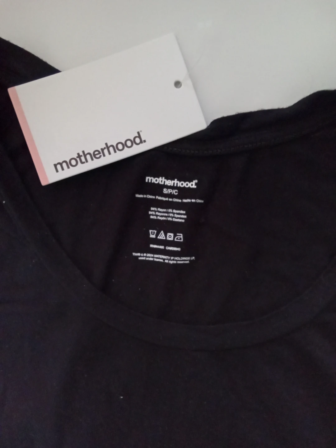 Motherhood Maternity Tank Top Black S/P - photo 2
