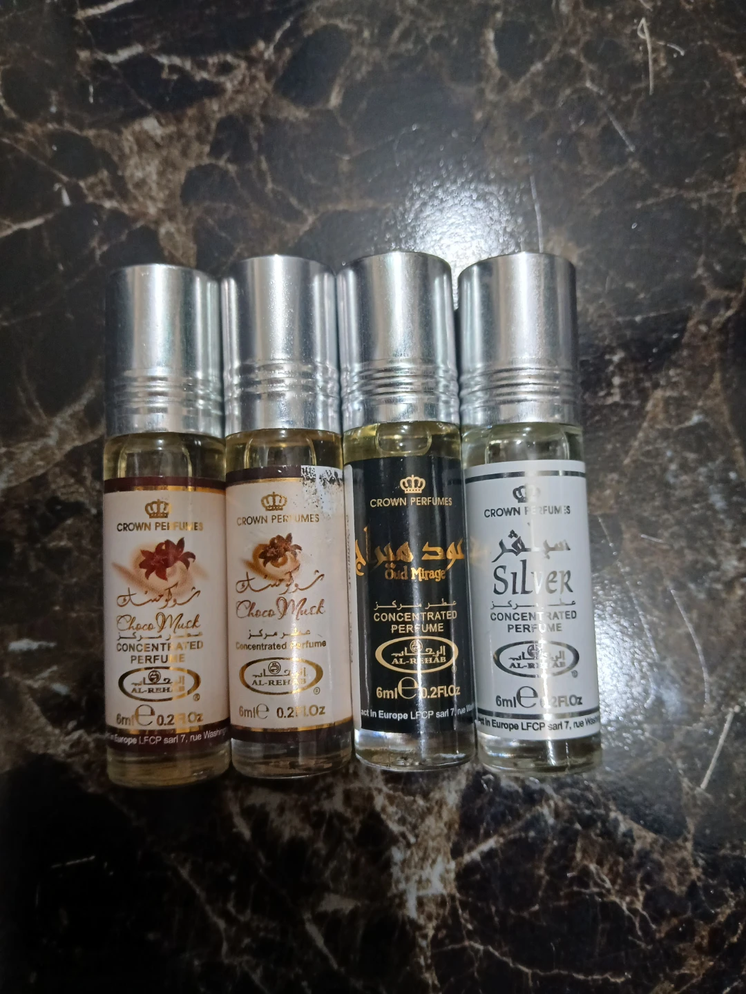 Al-Rehab Concentrated Perfume Rollerball Set (4 x 6ml)