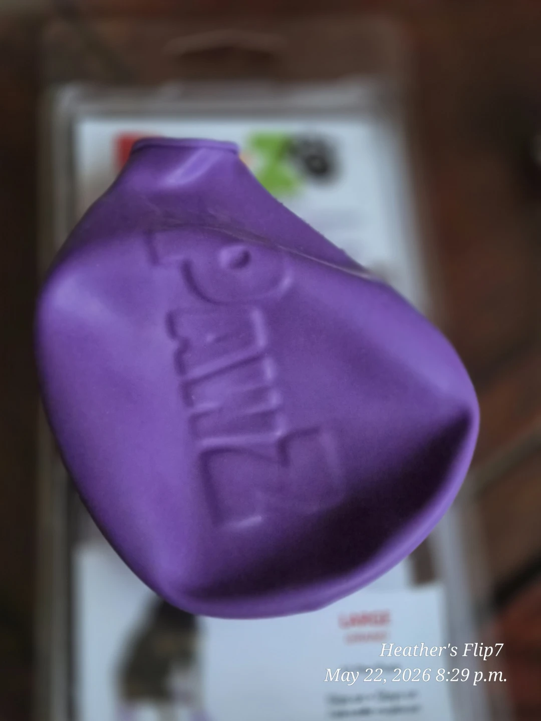 One ProtecX Pawz Rubber Dog Boot - Large, Purple, - photo 2