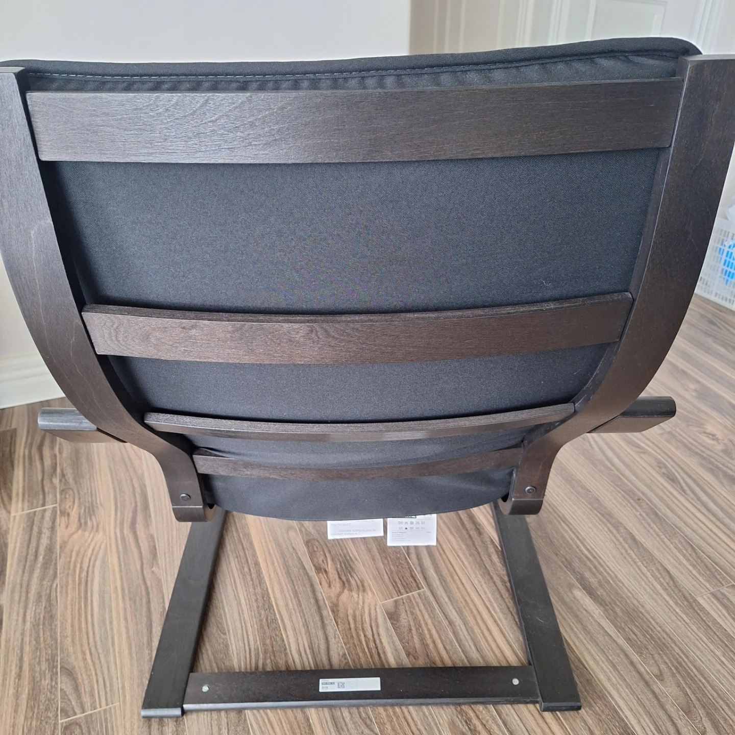IKEA POÄNG Armchair - Black/Dark Wood - photo 3