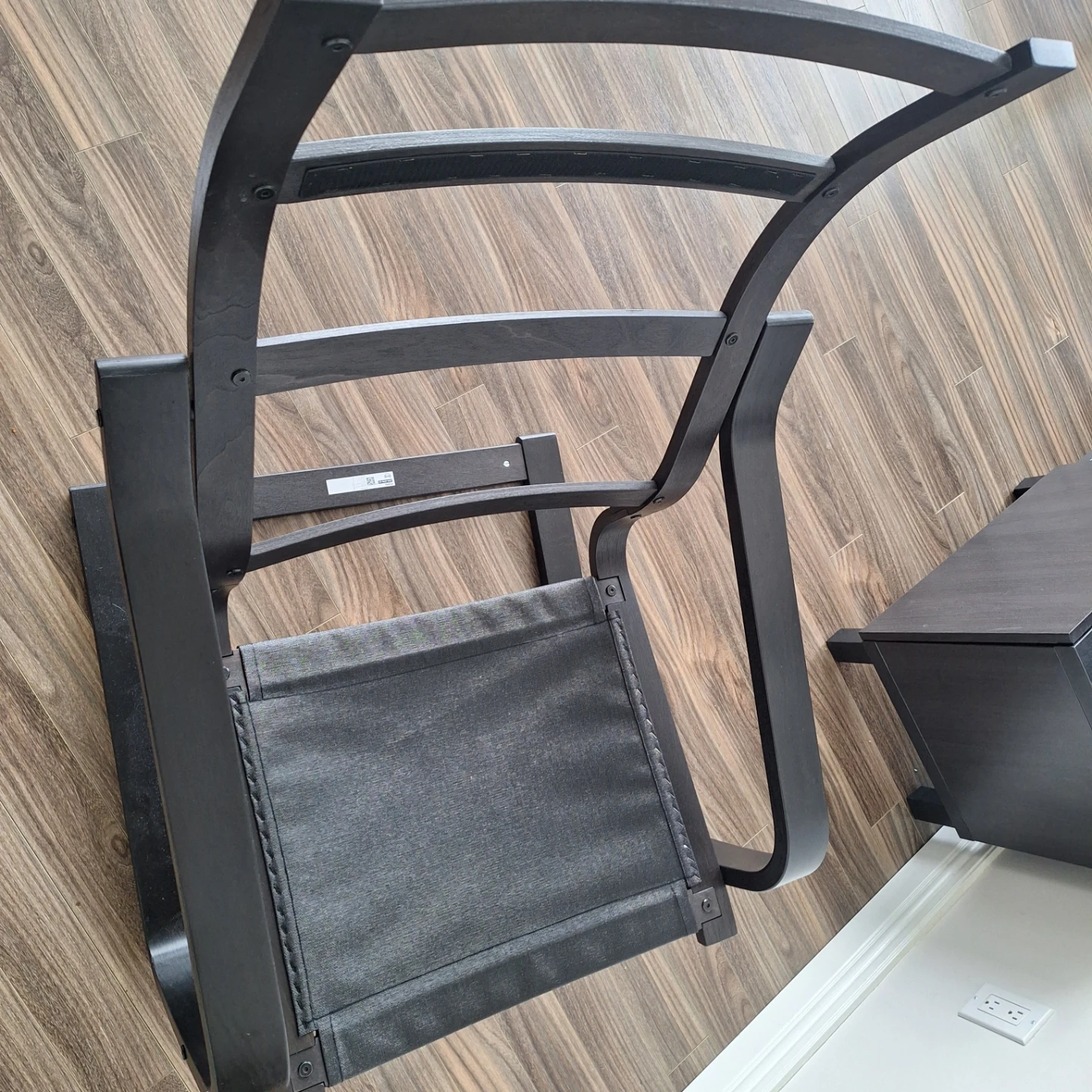 IKEA POÄNG Armchair - Black/Dark Wood - photo 4