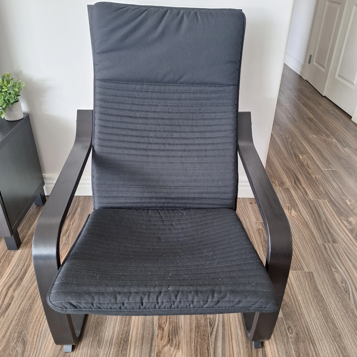 IKEA POÄNG Armchair - Black/Dark Wood - photo 5