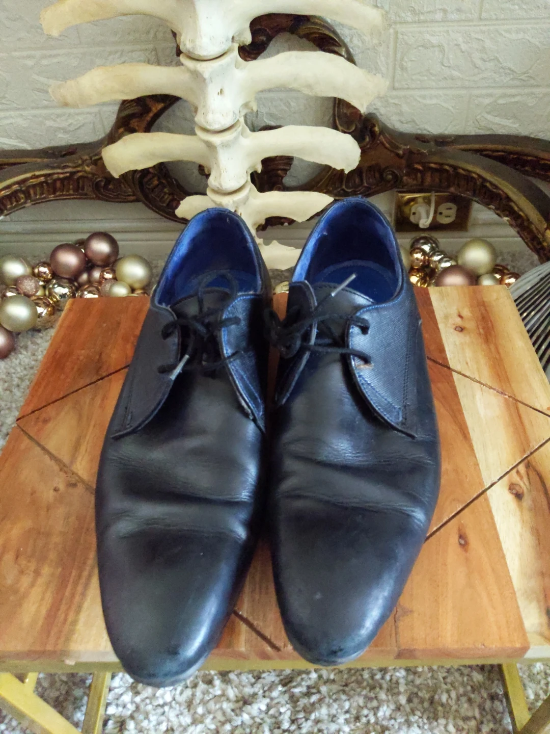 Ted Baker London Black Leather Dress Shoes