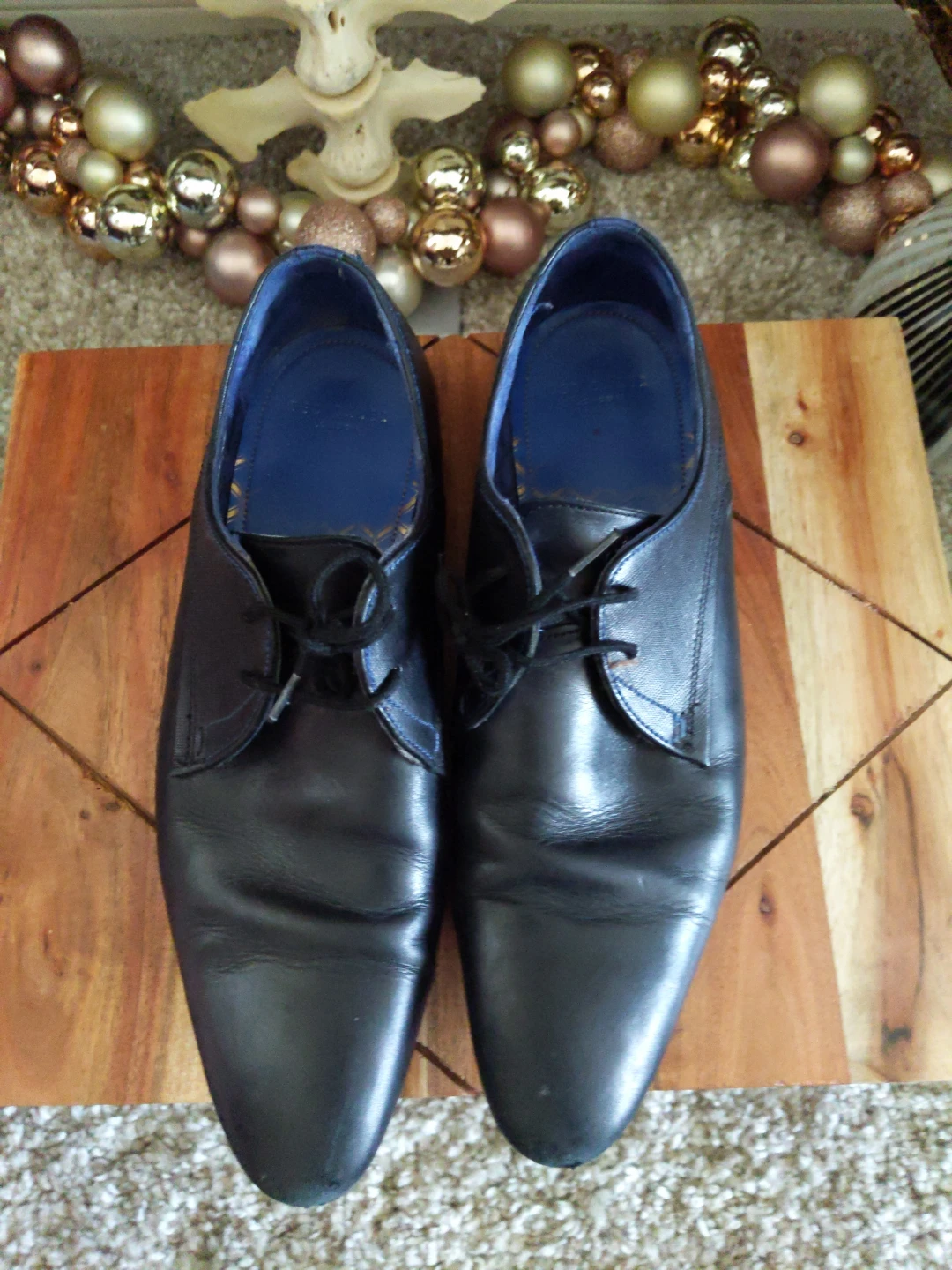 Ted Baker London Black Leather Dress Shoes - photo 2