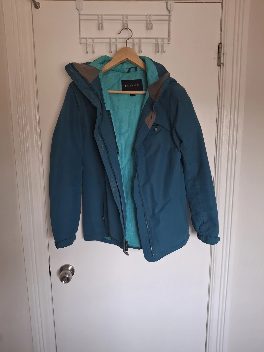 Lands' End Women's XS Teal Insulated Winter Jacket