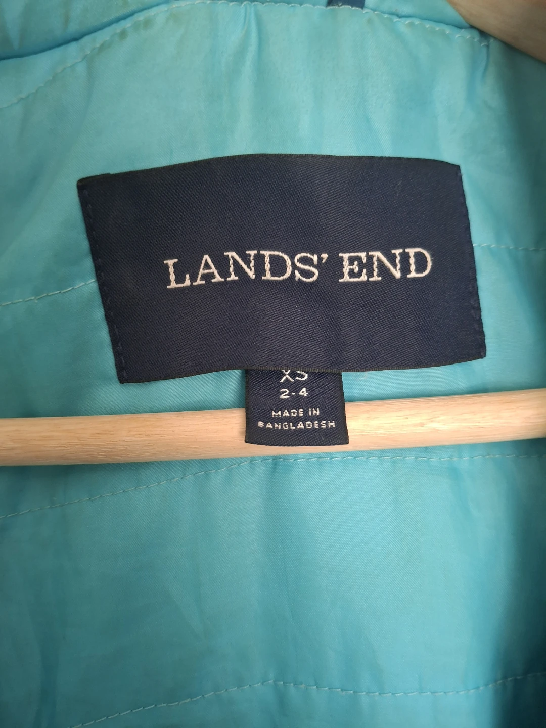 Lands' End Women's XS Teal Insulated Winter Jacket - photo 2