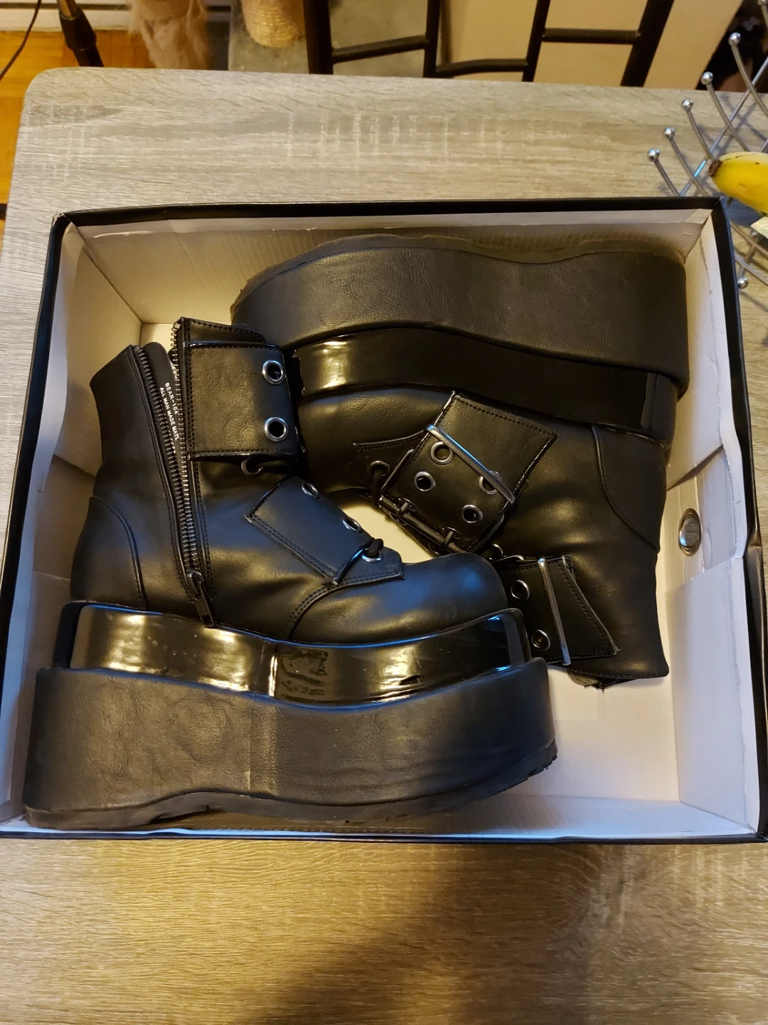 DEMONIA - BEAR 104 Platform Boots Size 7 - photo 2