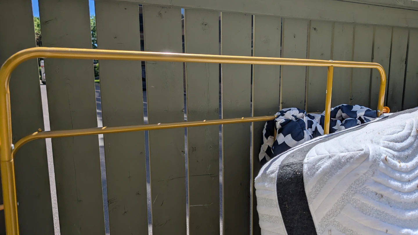 Gold Metal Garment Rack