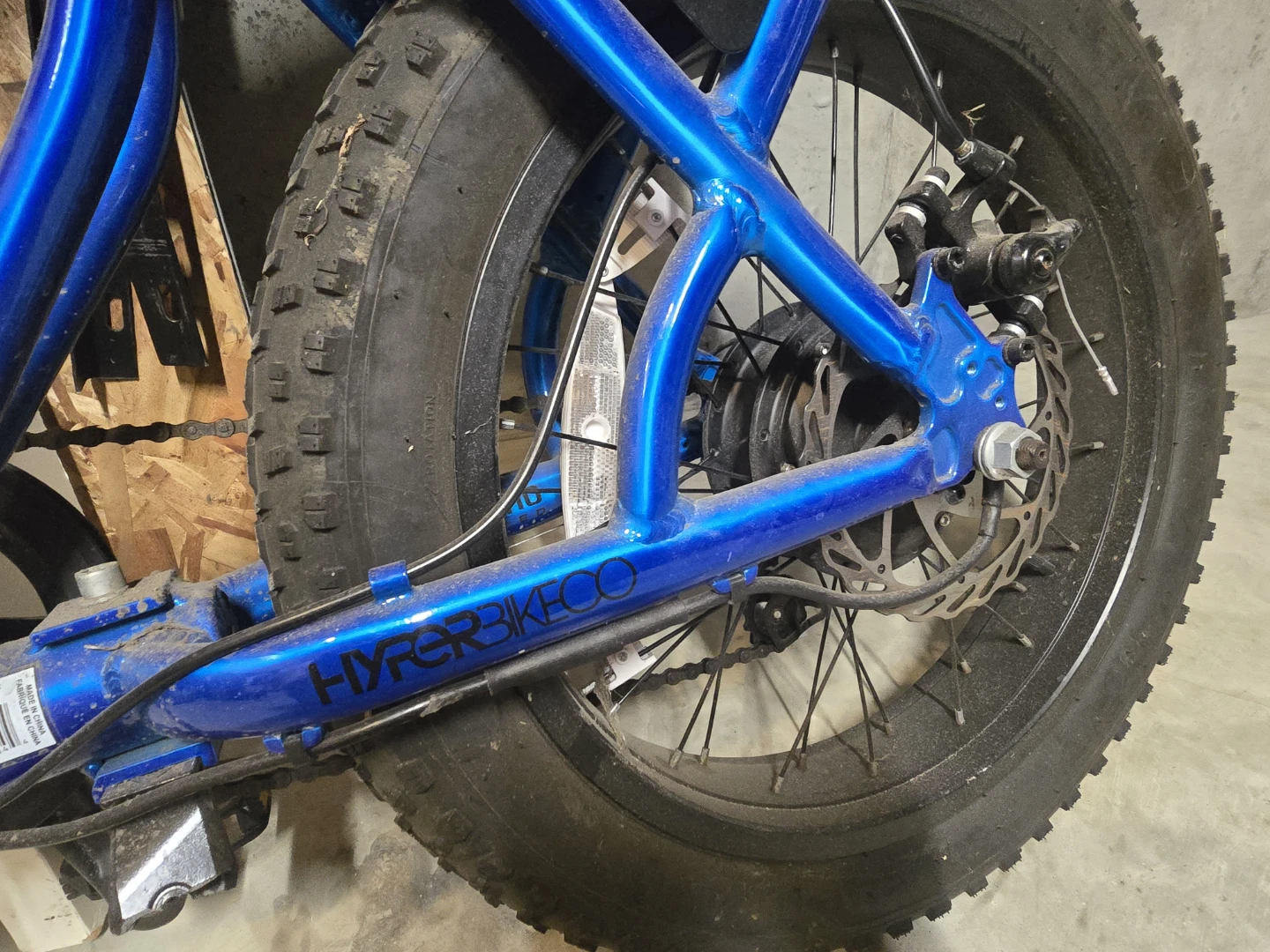 Hyper 36V Electric Assist Ultra 40 Fat Tire Bike - Blue - photo 3