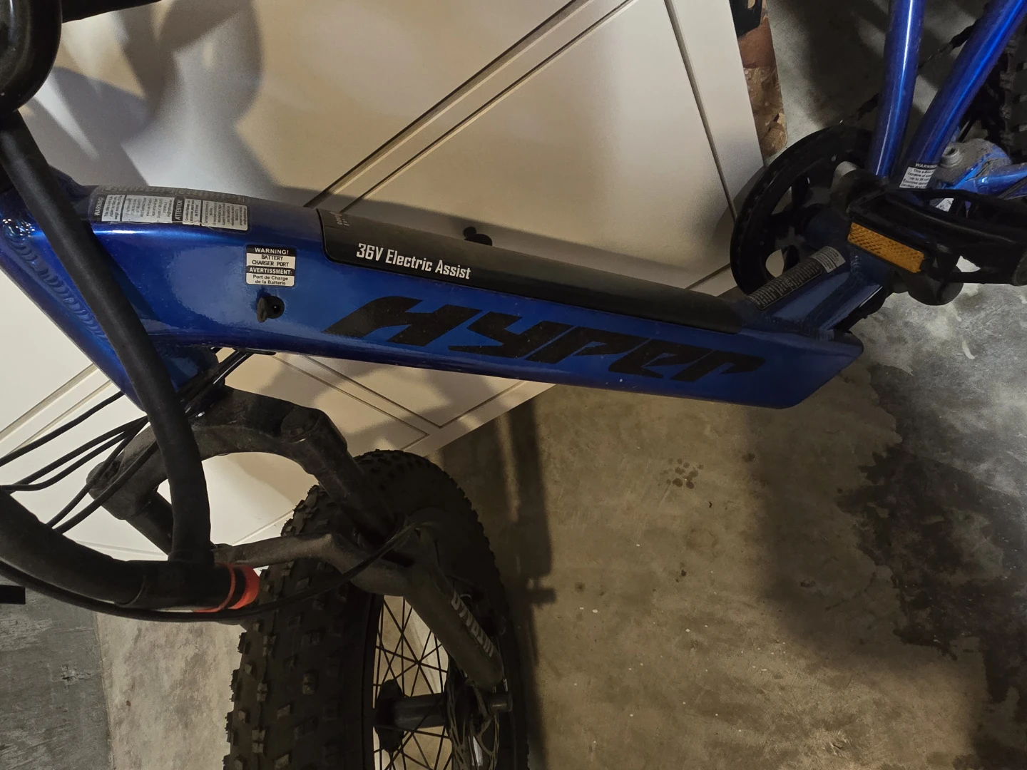 Hyper 36V Electric Assist Ultra 40 Fat Tire Bike - Blue - photo 5