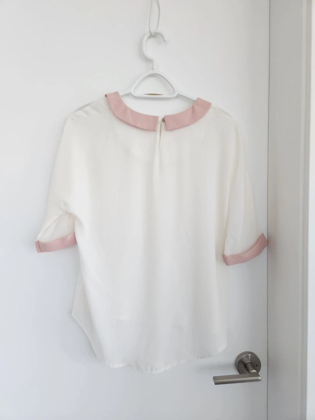 Women's White & Pink Blouse - photo 2