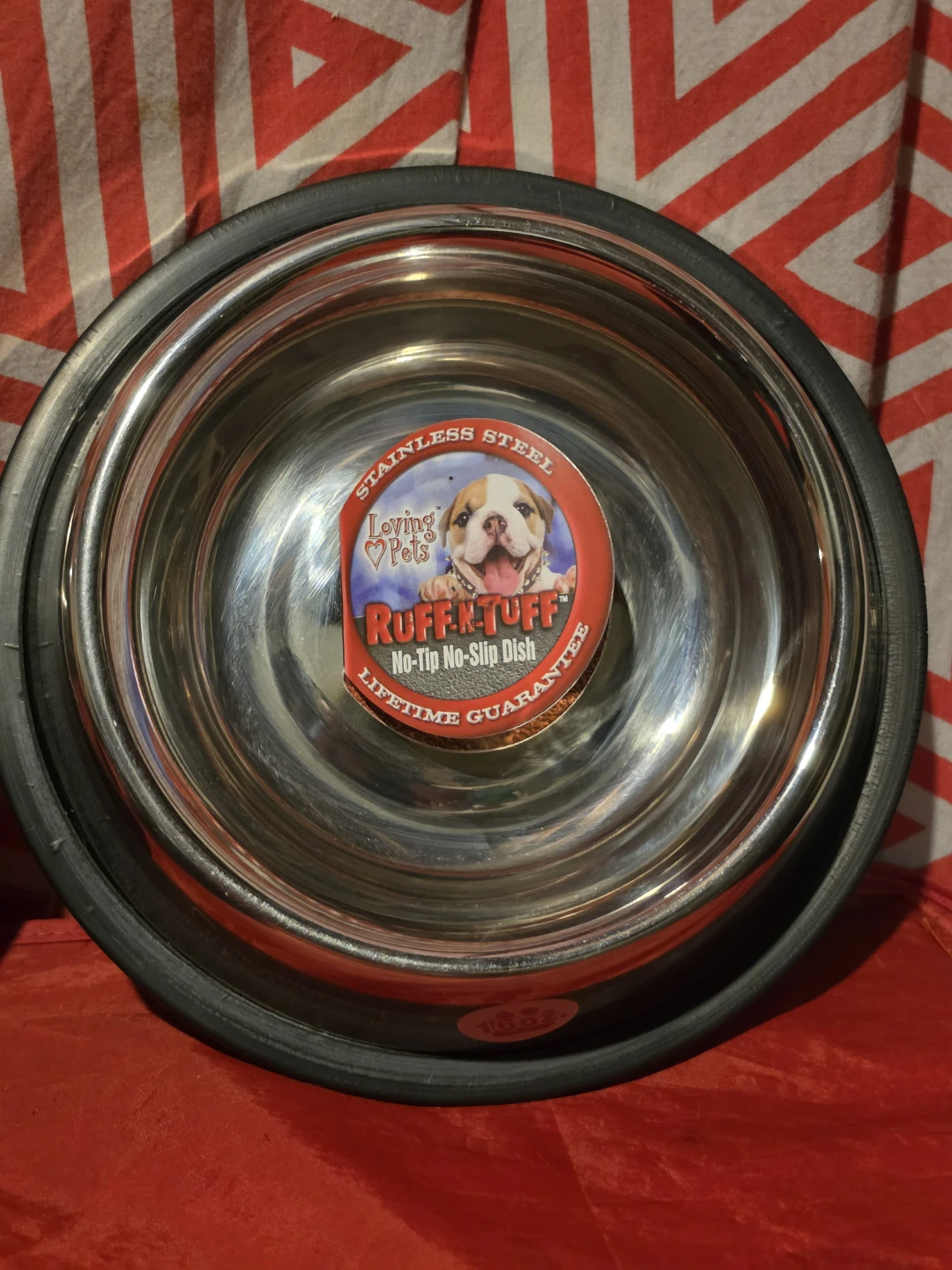 Ruff 'N' Tuff Stainless Steel No-Tip Dog Bowl - photo 2