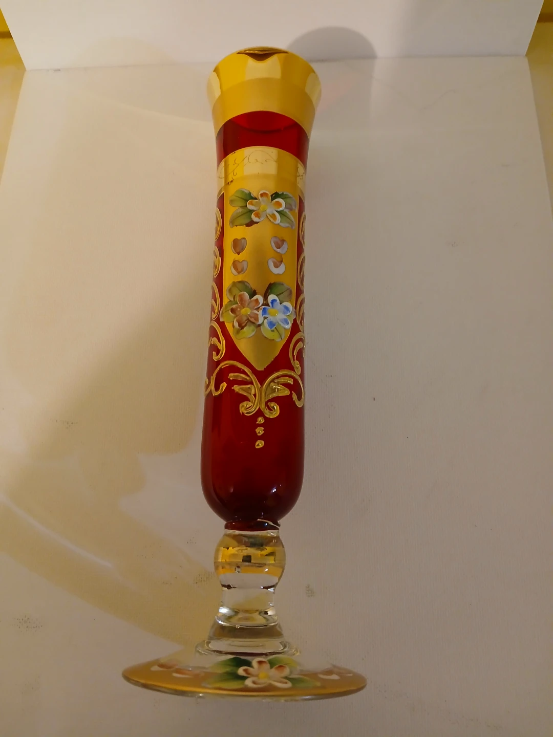 Hand-Painted Glass Vase - photo 2