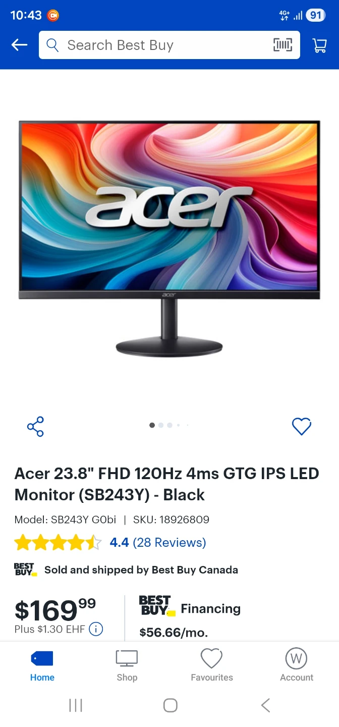 Acer SB3 Series 23.8" FHD IPS Monitor - photo 3