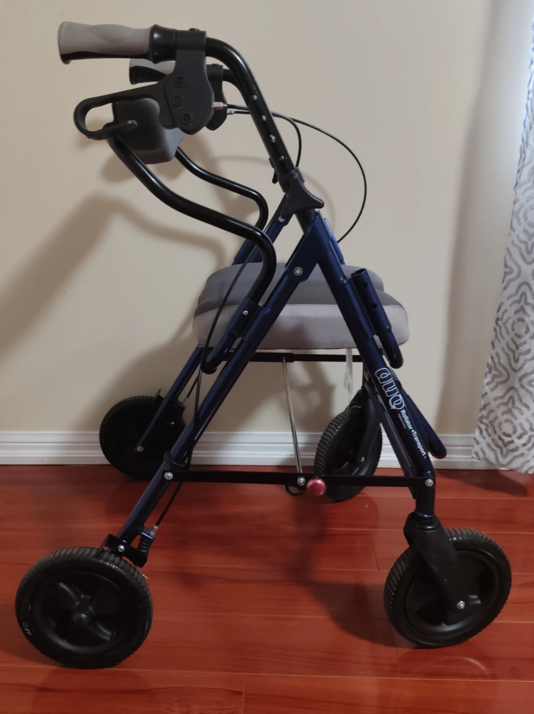 Olles Rollator+Transport Walker with Ergo-Seat