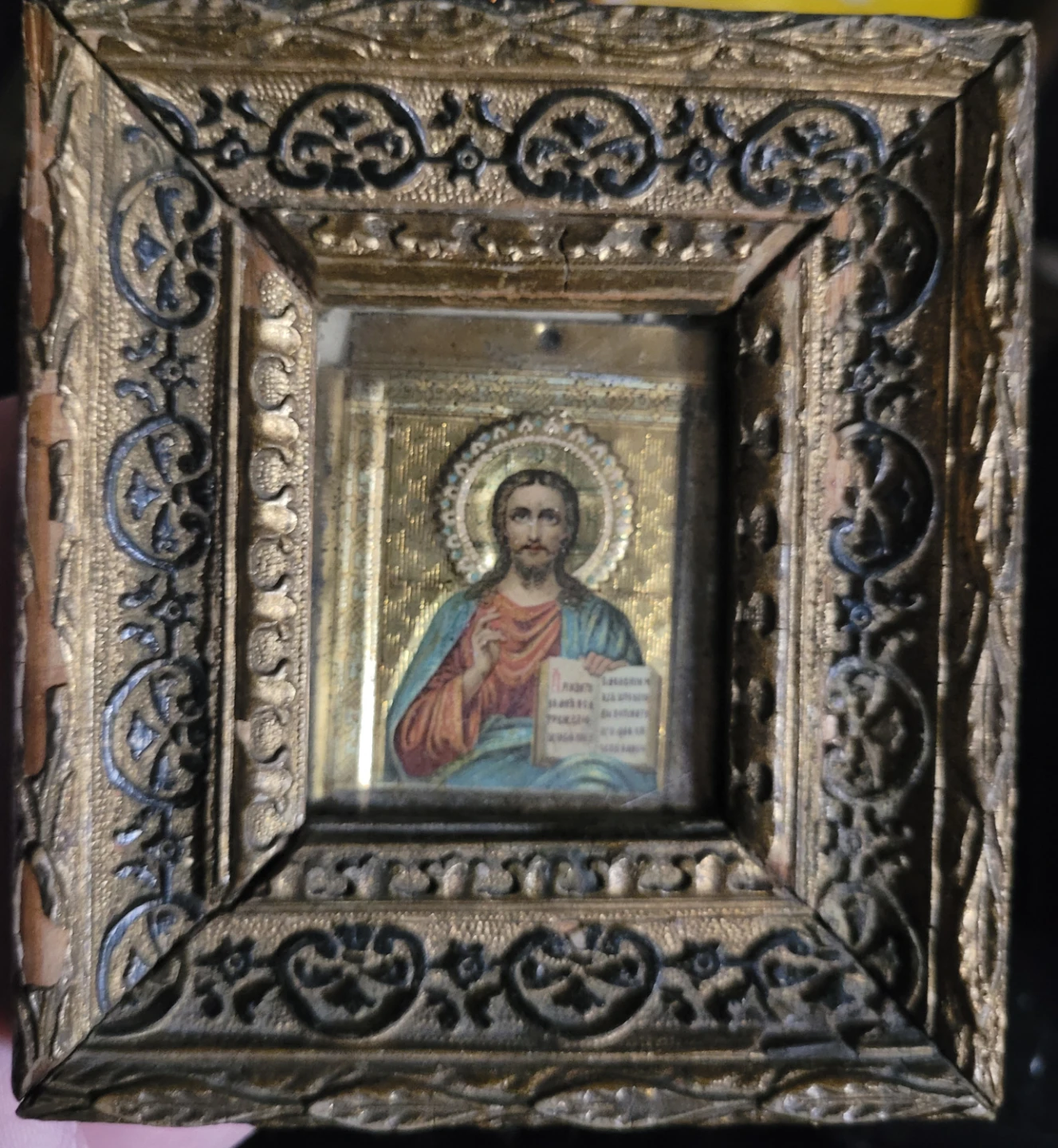 Framed religious icon