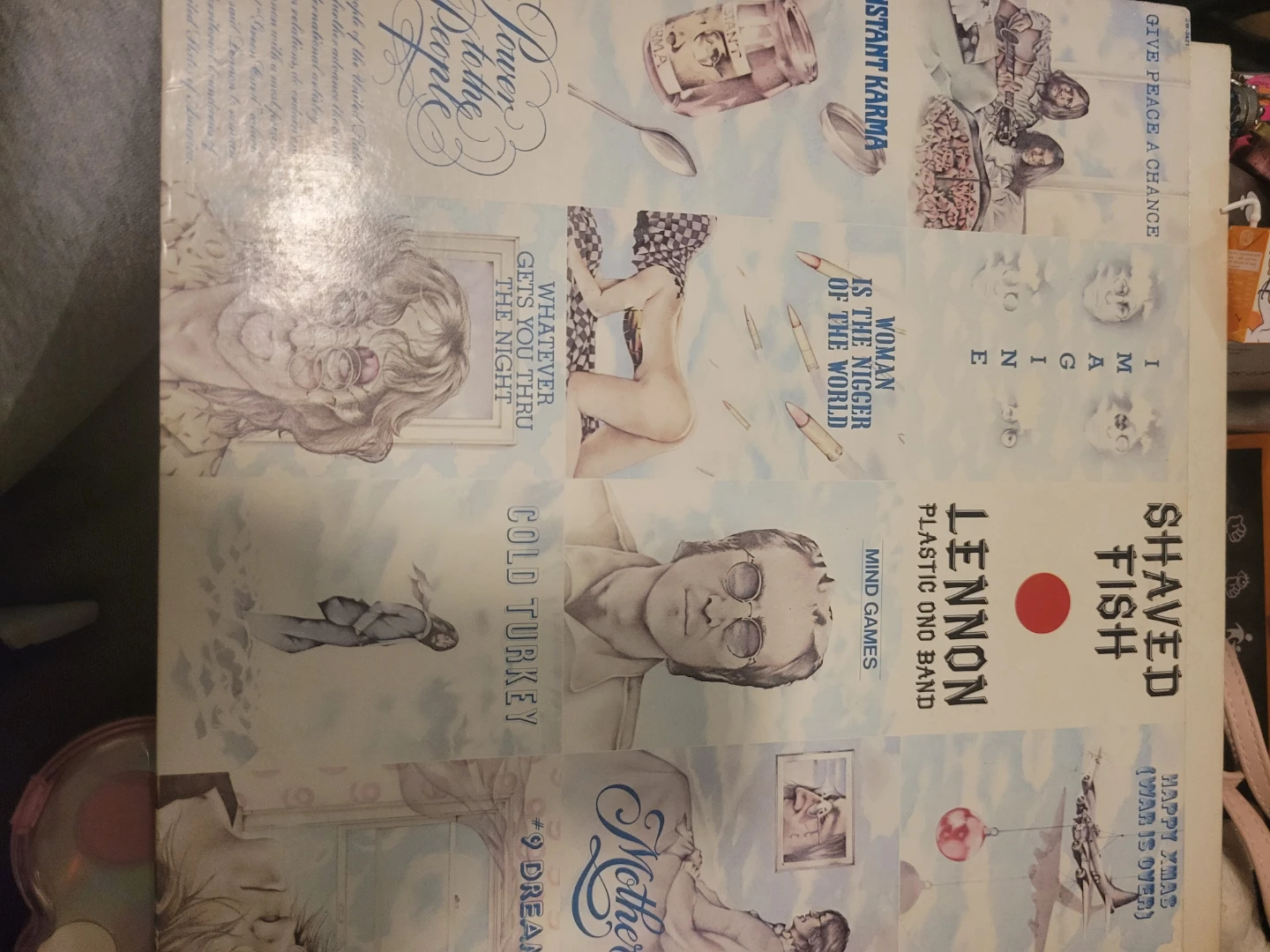 John Lennon Shaved Fish Vinyl Record