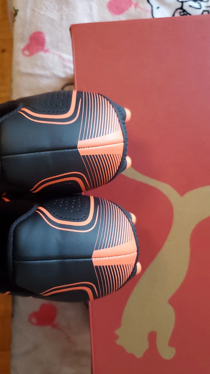 Fresh New Puma Soccer Cleats - Black/Orange - photo 2