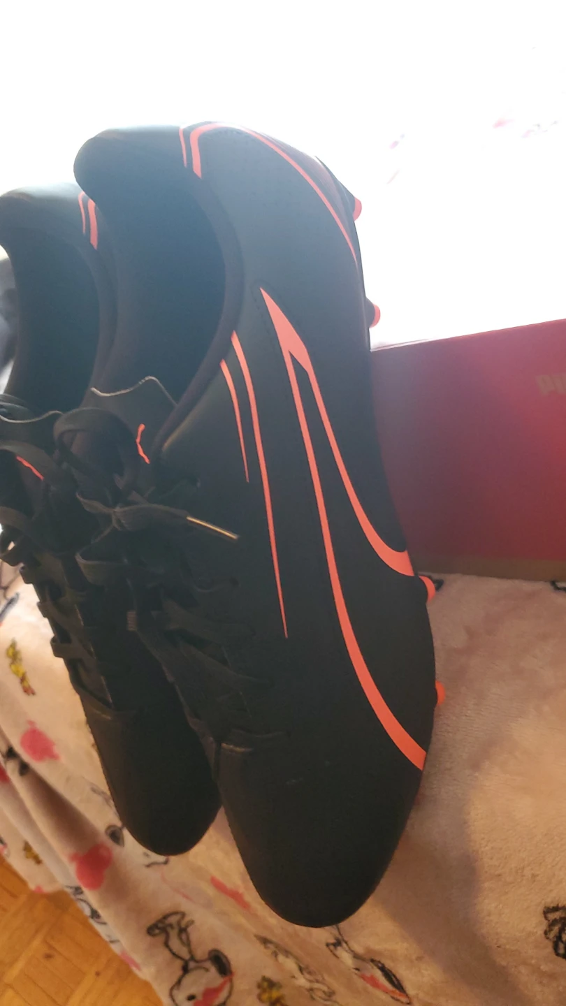 Fresh New Puma Soccer Cleats - Black/Orange - photo 3