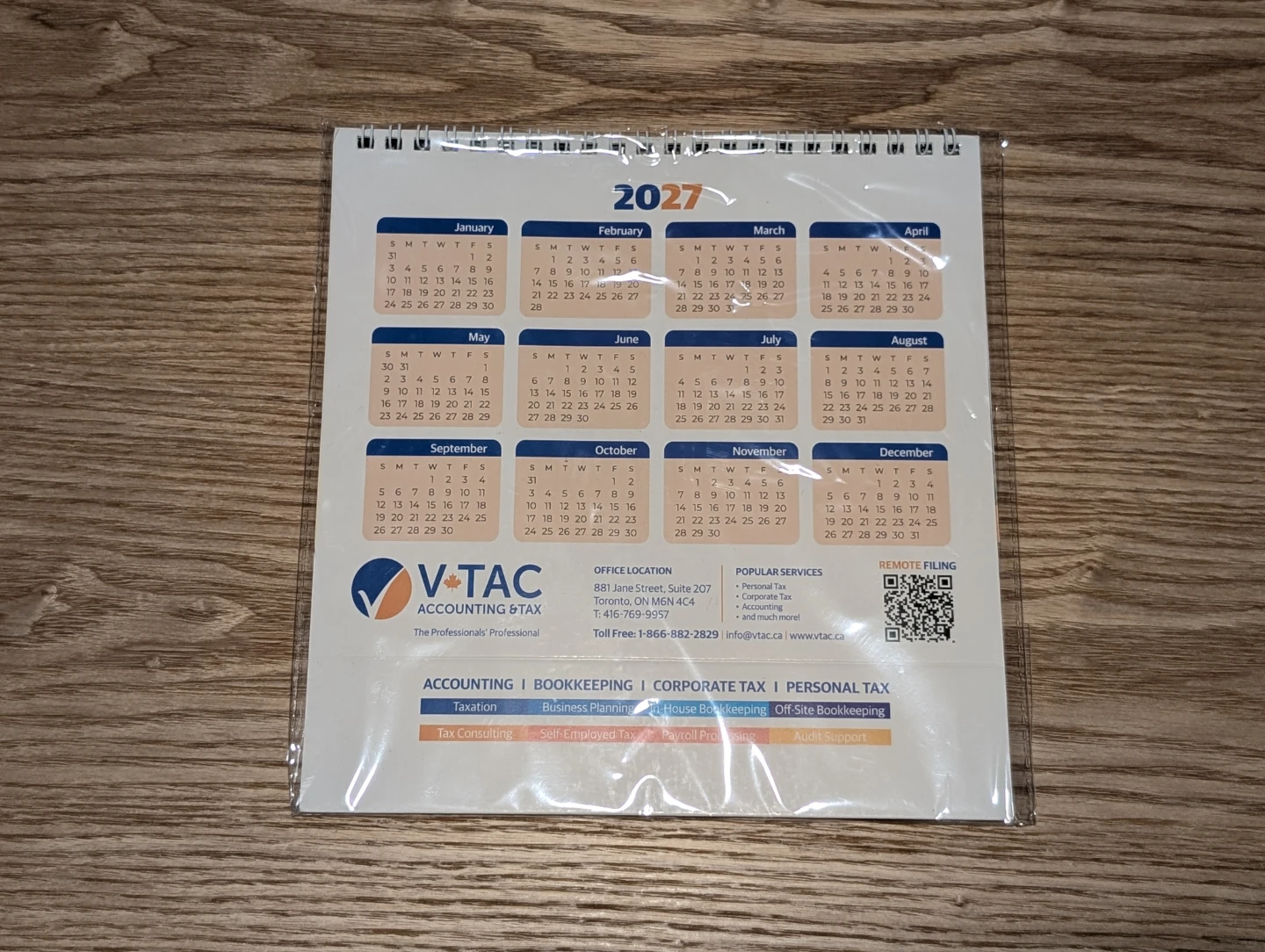 NEW: 2026 Desk Calendar