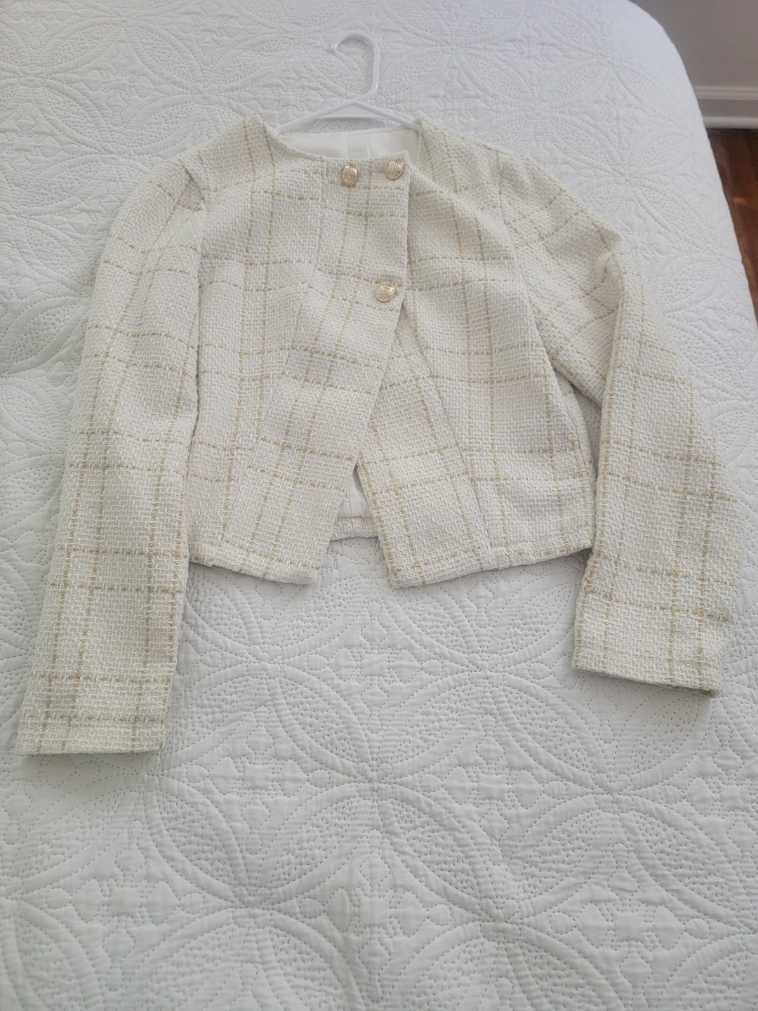 Cropped Tweed Jacket - photo 3