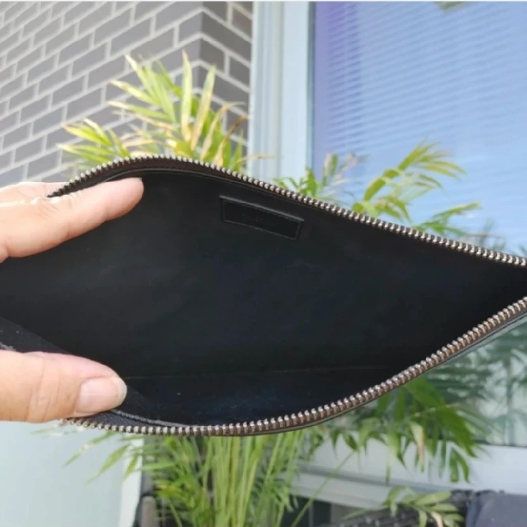 Givenchy Black Leather LOVE Clutch Bag - photo 5