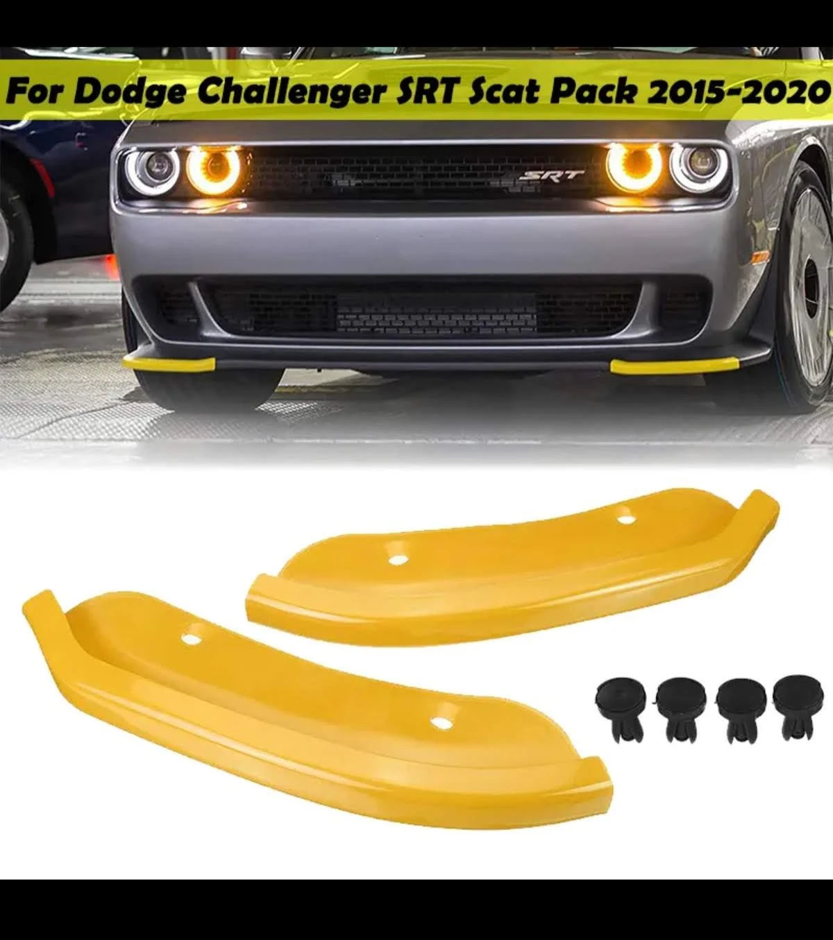 Bumper Lip Splitter for Dodge Challenger SRT Scat Pack 2015-2020