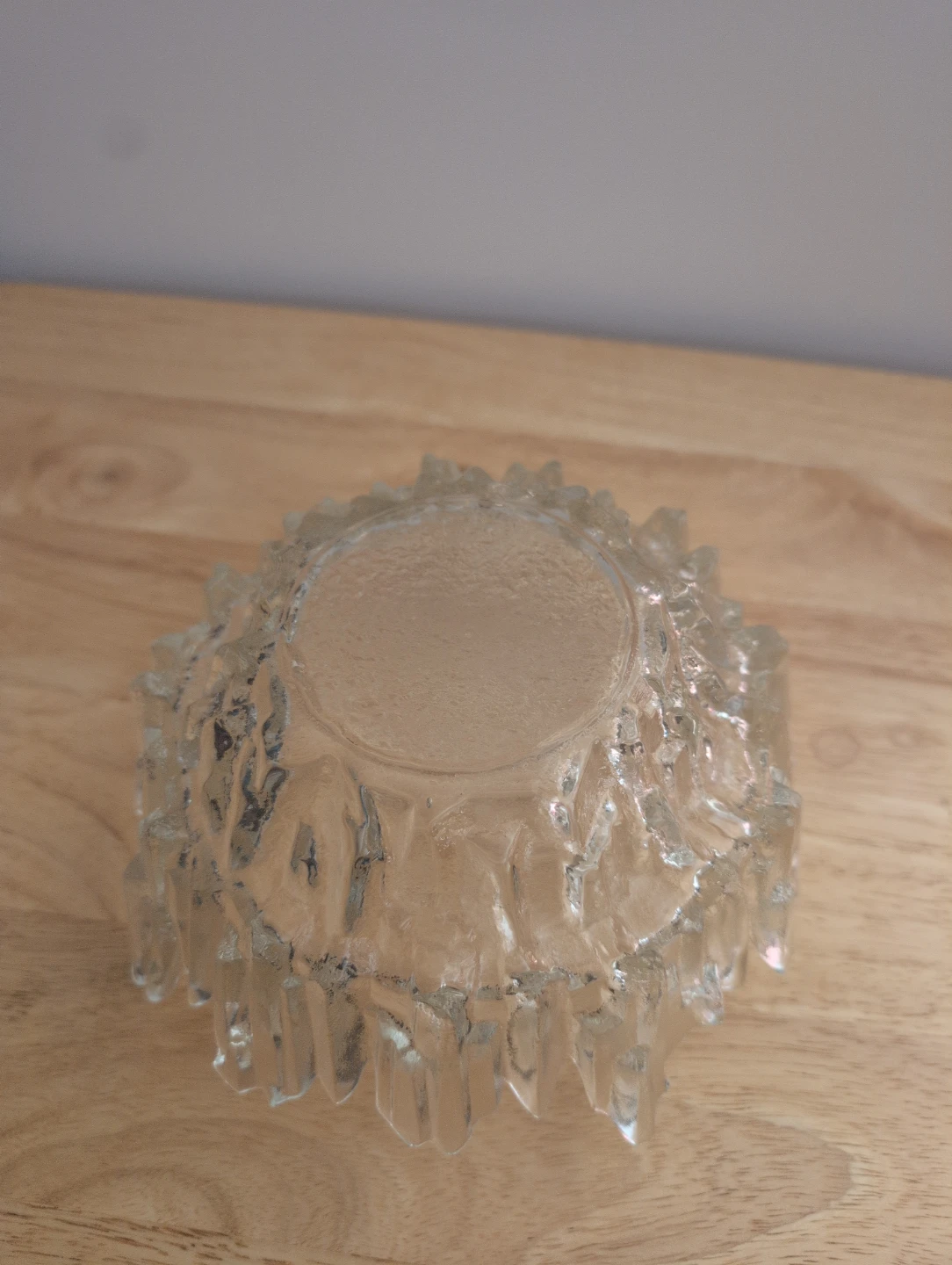 Tauno Wirkkala "Revontulet" ( Northern Lights) ice glass bowl - photo 3
