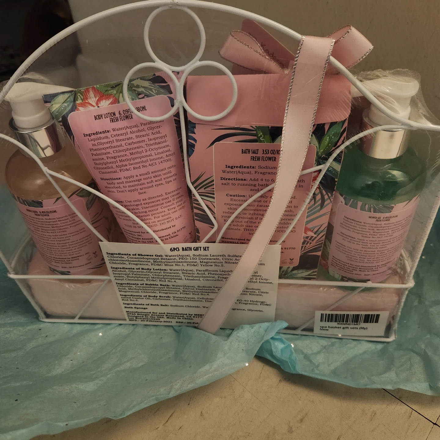 SweetLove Flamingo Bath Gift Set
