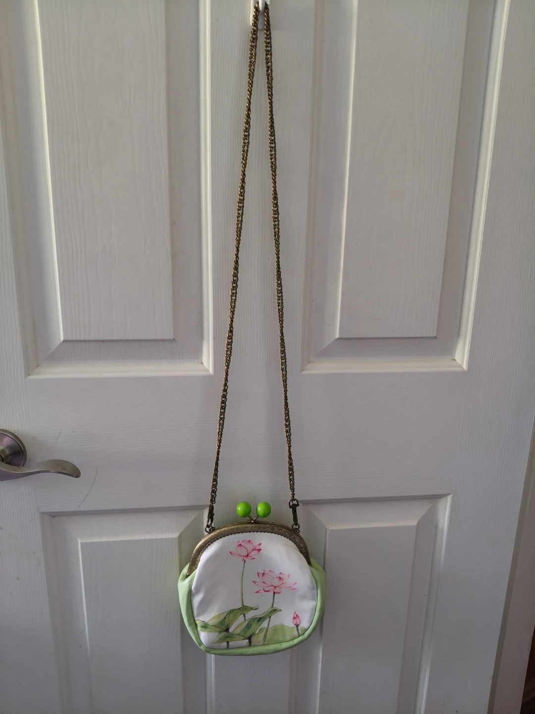 Small Purse with Lotus Flower Design - photo 2