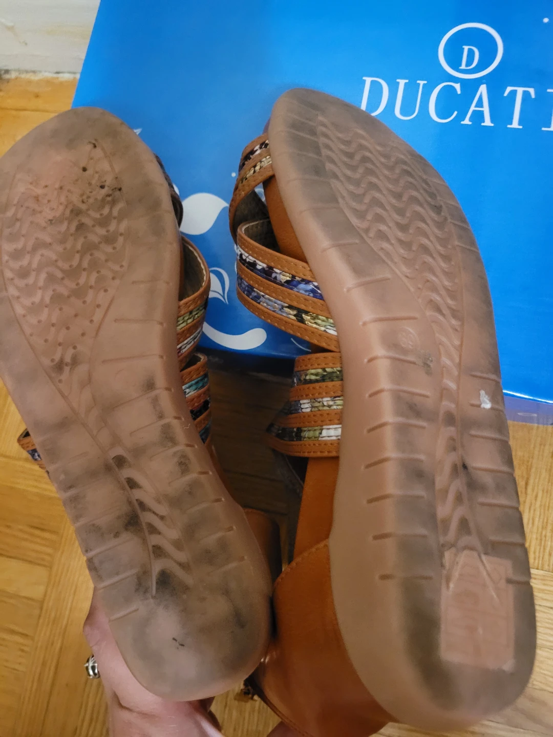 Brown rainbow Strappy Sandals - Size 39 - photo 3