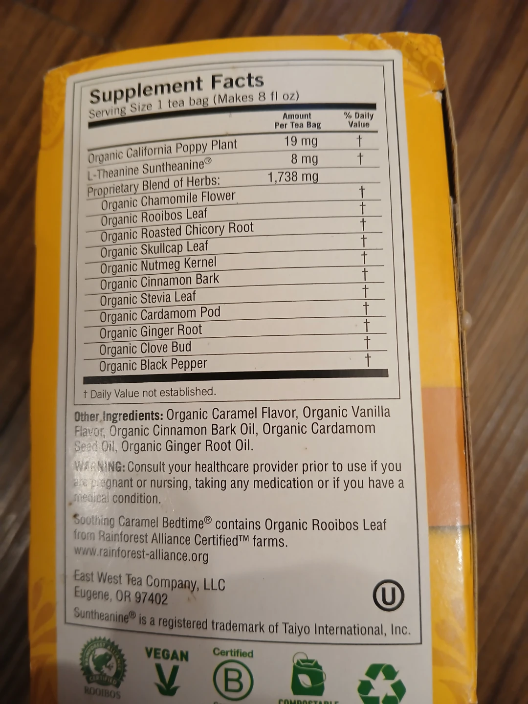 Yogi Soothing Caramel Bedtime Tea - 16 Tea Bags - photo 2